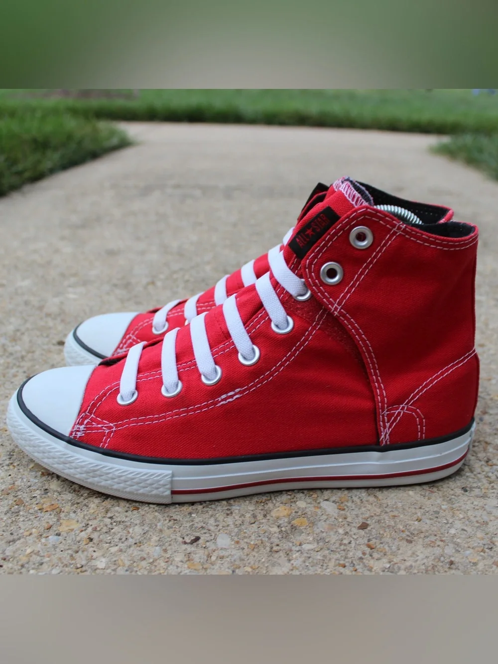 Converse Kids' Chuck Taylor All Star Easy Slip Red High-Top Sneakers Sz 5Y